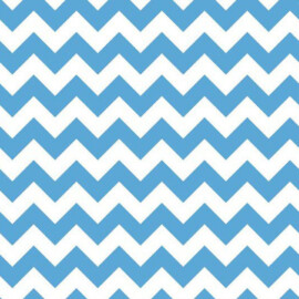 Baumwollstoff  "Zig Zag chevron ice blau /weiss"
