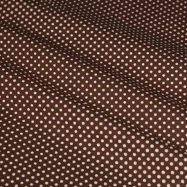 Tüpfchen braun/weiss, 2 mm Ø