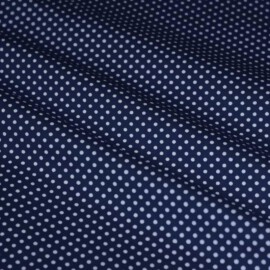 Tüpfchen marine /weiss, 2 mm Ø