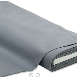 Baumwollstoff  grau