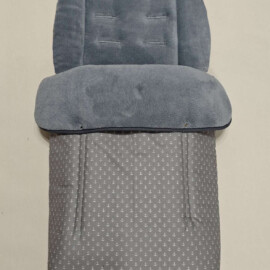 Fußsack für "Joolz", Anker, grau