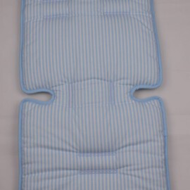 Sitzauflage für "Maclaren " ,Streifen blau/weiss