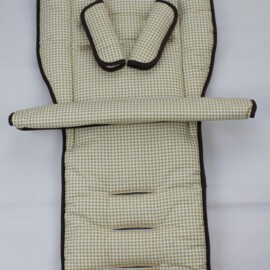 Set für "Emmaljunga" , Vichy-Karo beige