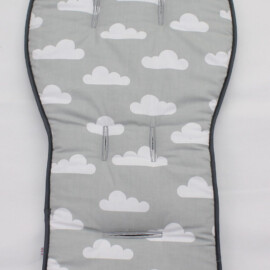 Sitzauflage für "Joolz", Wolken grau