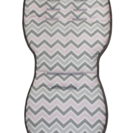 Sitzauflage für "Joie " , Zig Zag rosa/grau/pink