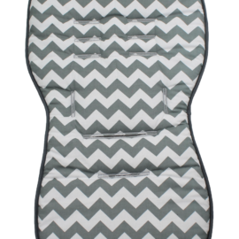 Sitzauflage für "Joie " , Zig Zag grau/weiss