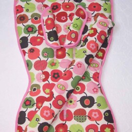 Set für "Bugaboo " , Äpfel rot ,grün ,rosa / Sterne pink