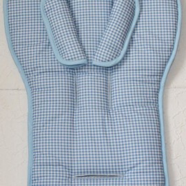 Set  für "Joolz ", Vichy-Karo blau/weiß