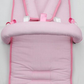 Set für  "Hartan  " /" Teutonia "  Vichy-Karo rosa/weiß