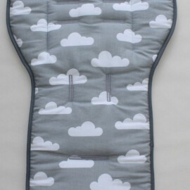 Sitzauflage für den "Valco Baby  " , Wolken auf grau