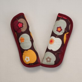 Gurtpolster für Kinderwagen , Baumwollstoff “Retro-Apfel”