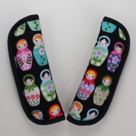 Gurtpolster für Kinderwagen ,Robert Kaufman Russian doll