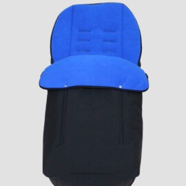 Wasserdicht !Fußsack für  "Joie" , softshell  schwarz/blau