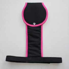 Schrittgurt für Kiwa , schwarz  /pink