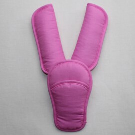 Gurtpolster und Schnallenpolster für Buggy , pink