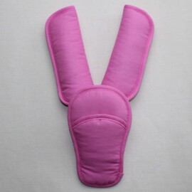 Gurtpolster und Schnallenpolster für Buggy , pink