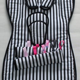 Set für "Joie " ,Streifen schwarz/weiß