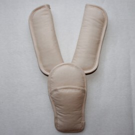 Gurtpolster und Schnallenpolster für Buggy , uni beige