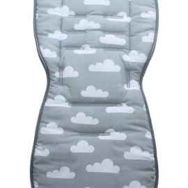 Sitzauflage für "Joie " , Wolken grau/weiß