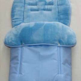 Fußsack für "Joie  ", uni blau