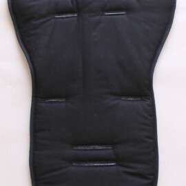 Sitzauflage für  "Quinny " , Uni schwarz /Frottee schwarz