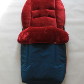 Fußsack für "Hartan " oder "Teutonia " , Wasserdichter Stoff , softshell petrol