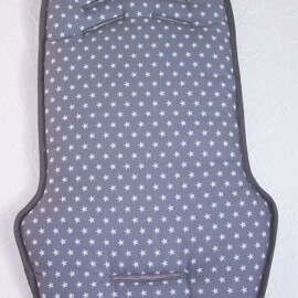 Sitzauflage für  "Maxi Cosi Mura " , Sterne auf grau