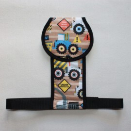 Schrittgurt für Kiwa , Flannel “Under Construction Multi”