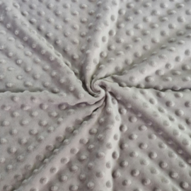 Fleece "Minky", grau