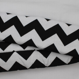 Bügelbezug für ​den Schiebegriff, ZigZag schwarz/weiß