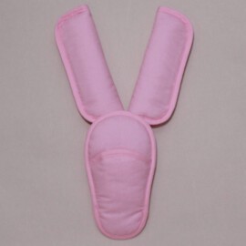 Gurtpolster und Schnallenpolster für Buggy , rosa