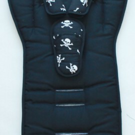 Set für "Emmaljunga" ,Baumwollstoff “„Totenkopf“