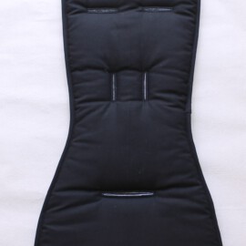 Wende-Sitzauflage / Sommersitzauflage  für  "Babyzen YoYo",  uni schwarz