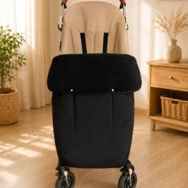 Wasserdicht !Softshell !Fußdecke für Buggy, Kinderwagendecke, Babydecke für Buggy ,schwarz