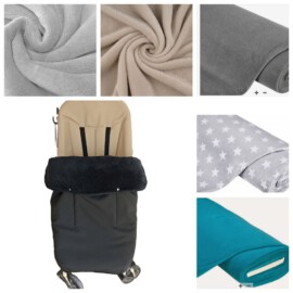 Wasserdicht !Softshell !Fußdecke für Buggy, Kinderwagendecke, Babydecke für Buggy ,schwarz