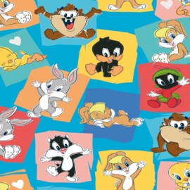Baumwollstoff  Disney Looney Tunes