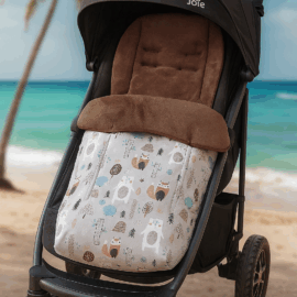 Fußsack für Joie Kinderwagen – Softshell wasserdicht & Fleece