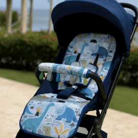 Set für  "Joolz ", Dinos auf blau